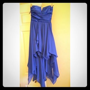 Blue prom/bridesmaids dress